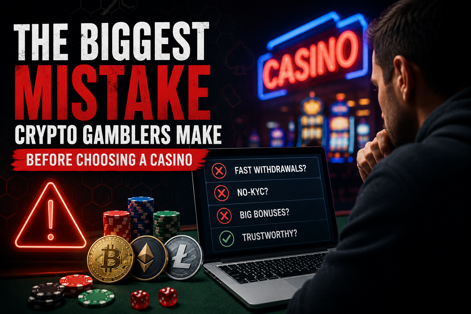 The Biggest Mistake Crypto Gamblers Make Before Choosing a Casino