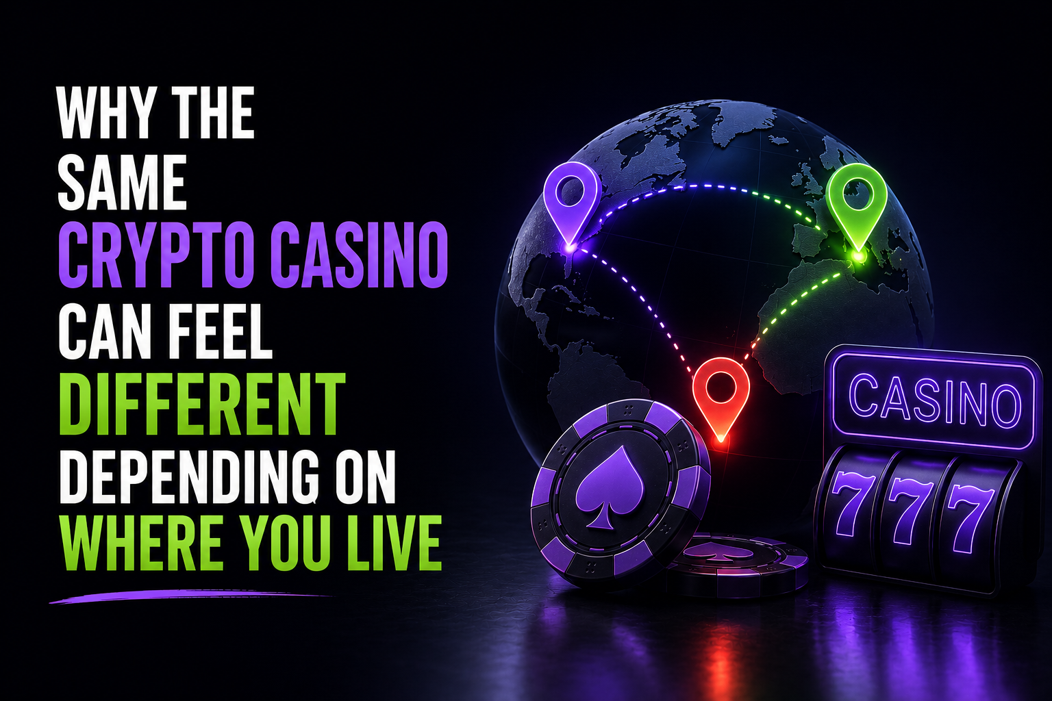 Why the Same Crypto Casino Can Feel Different Depending on Where You Live Why the Same Crypto Casino Can Feel Different Depending on Where You Live