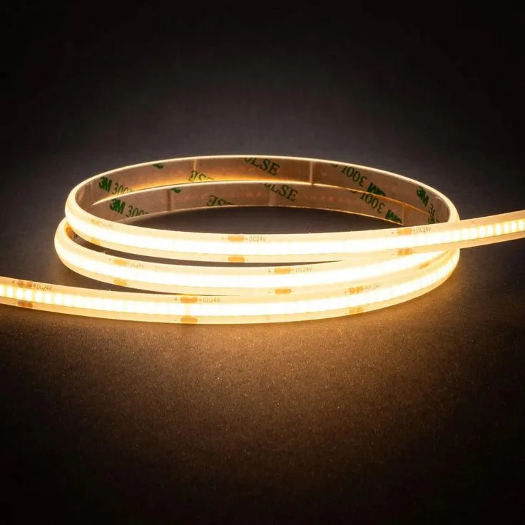 This may contain: the led strip is lit up and ready to be used