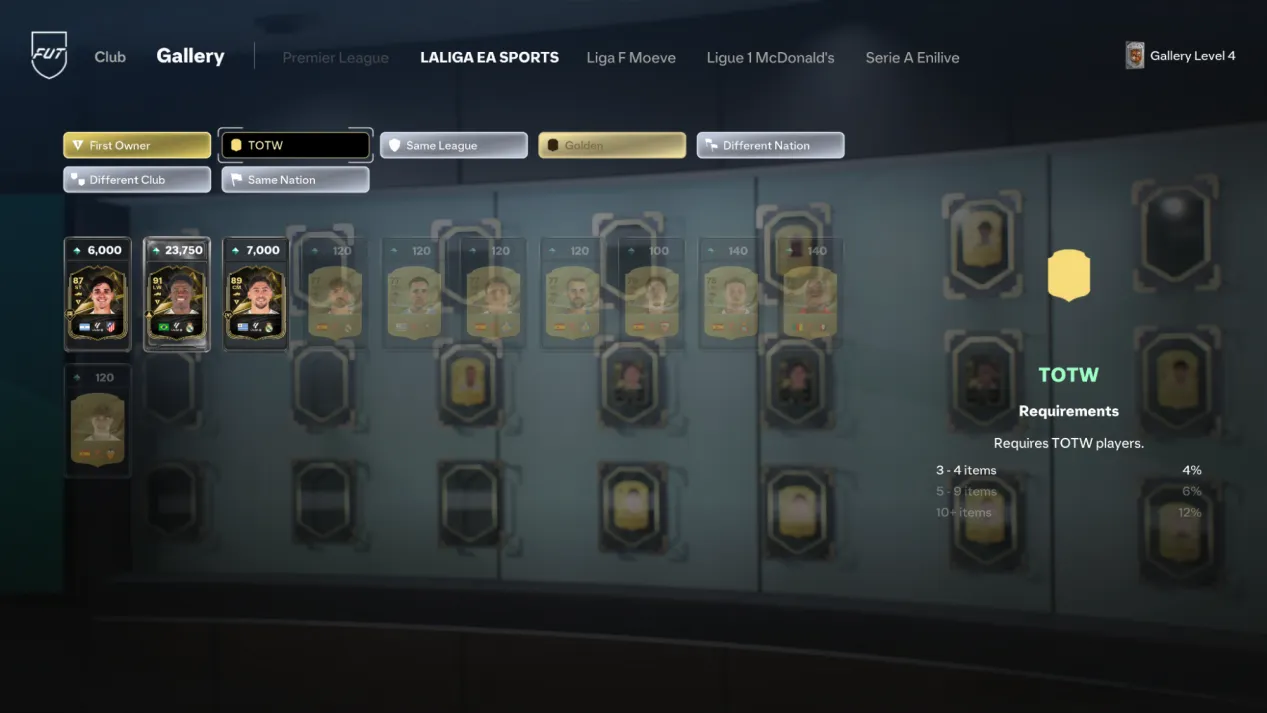 FUT Gallery in EA FC 27