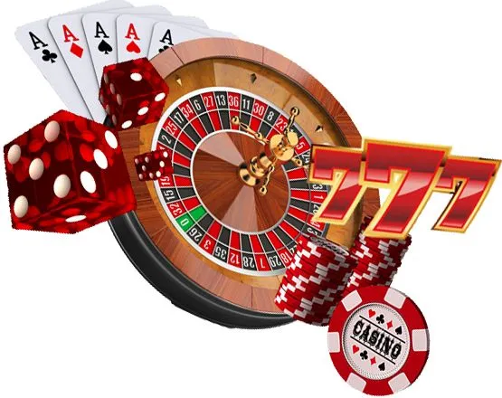 This may contain: casino chips, dices and playing cards on a white background with the word 77