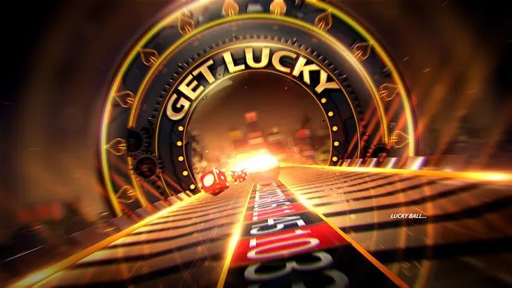 This may contain: an animated image of a clock with the words get lucky on it's face