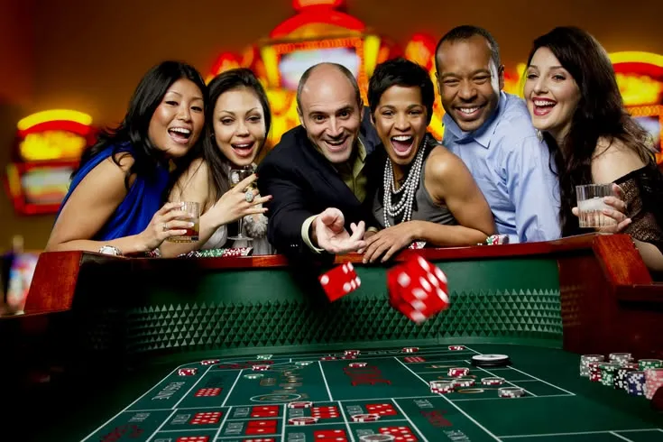 This may contain: a group of people standing around a roule table with gambling chips on it and the words top 5 zoodii care trebuile sa se ferreasaa de joculie de noro