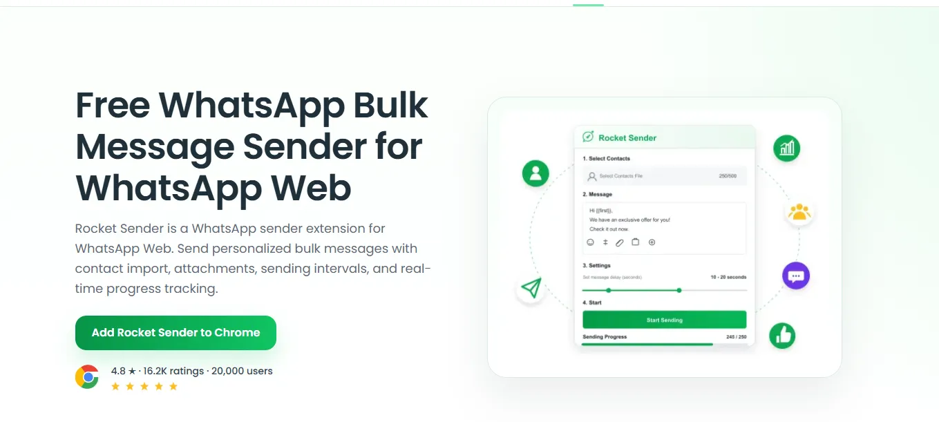 WhatsApp Bulk Message Sender