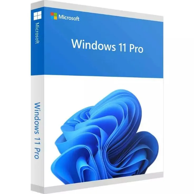 This may contain: the windows 11 pro product box