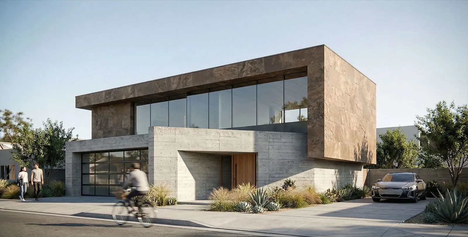 Architecture concept generated for free with AI from a simple input