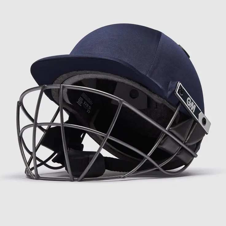 This may contain: a baseball helmet with a visor on it