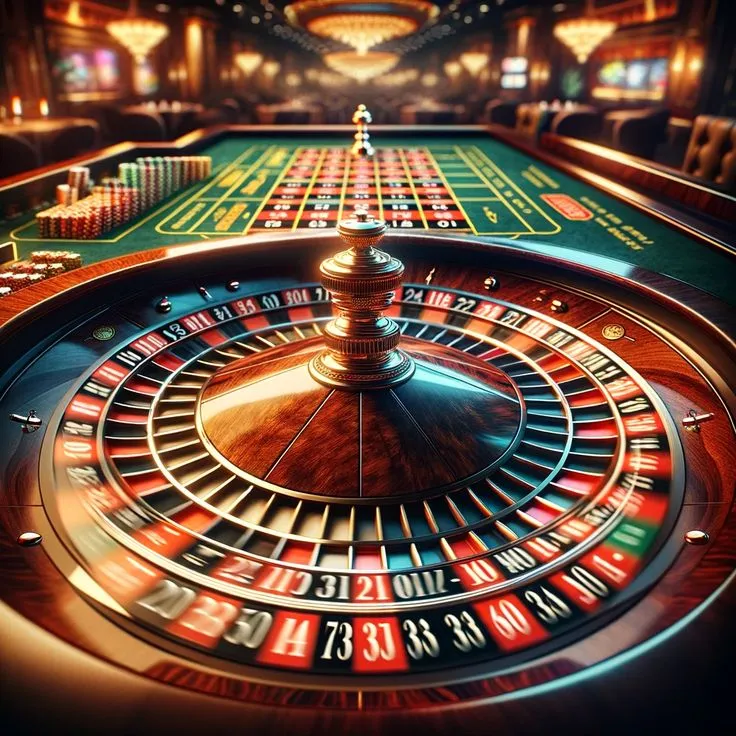 This may contain: a casino roule with lots of craps on it