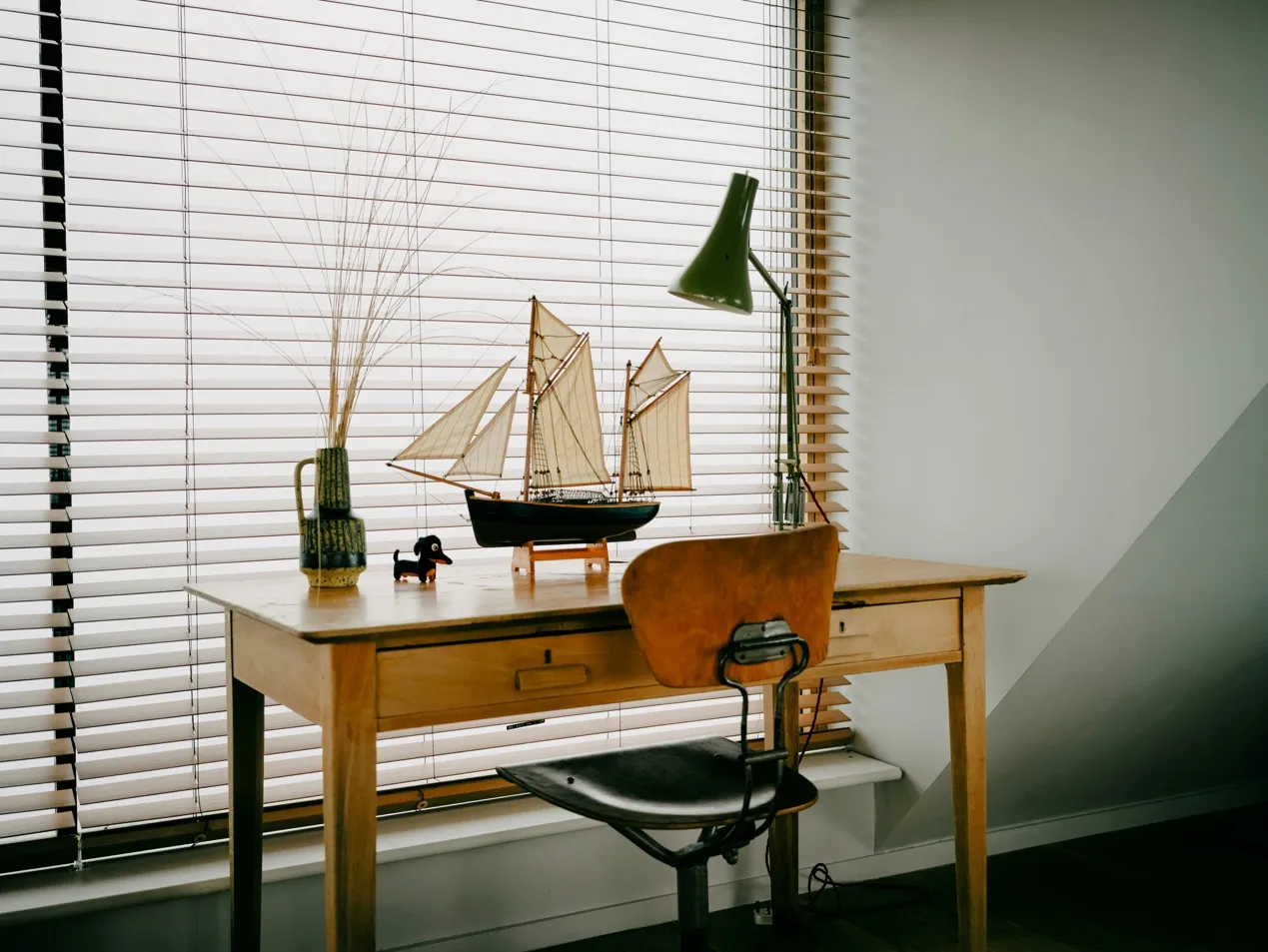 Stylish factory blinds installed in an office