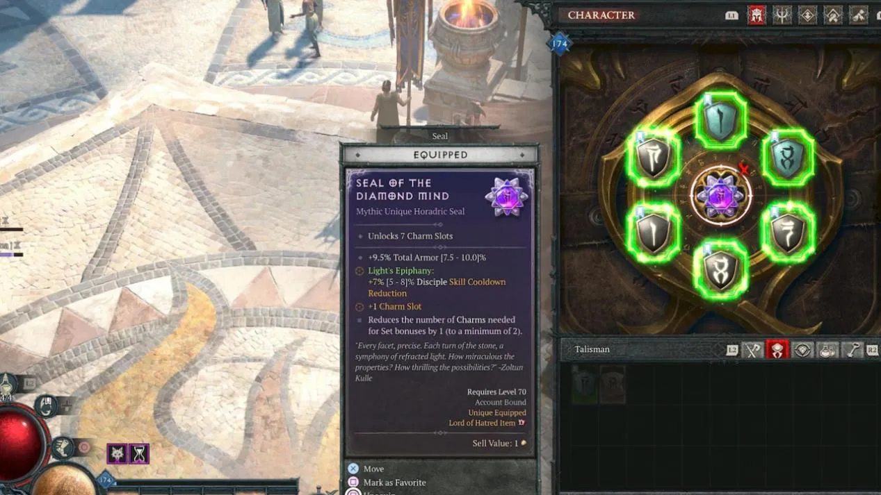 Diablo 4 Seal of the Diamond Mind