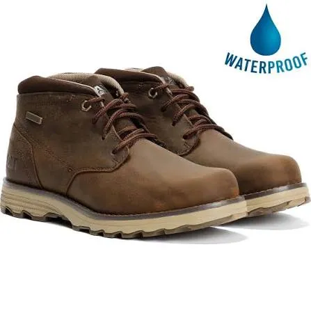 Caterpillar Men's Elude Waterproof Ankle Boots - Dark Brown