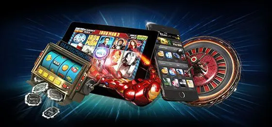 This may contain: an image of casino machines and dices