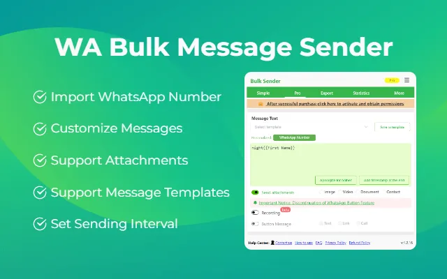 WhatsApp Sender