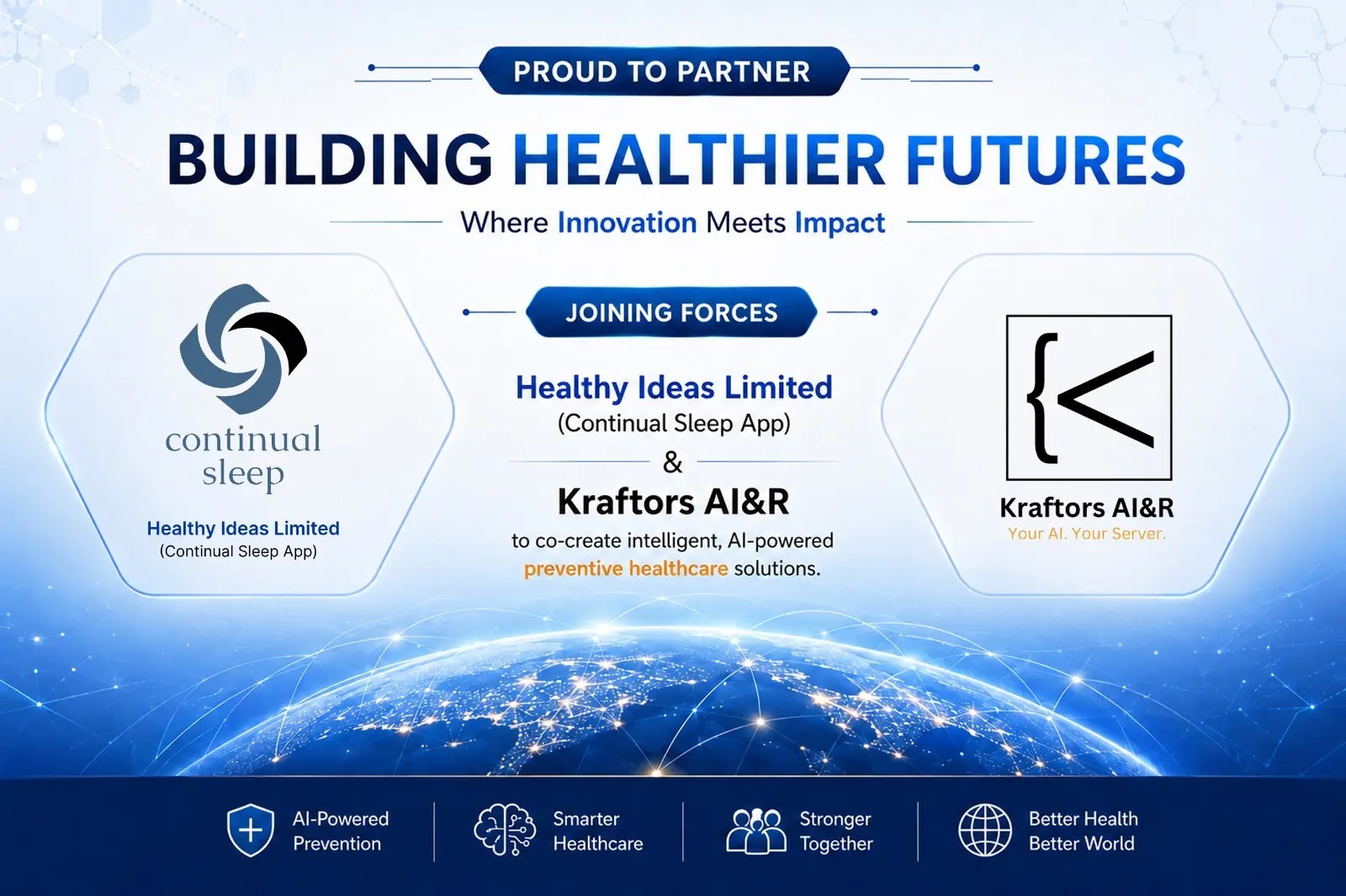 Beyond Software Development: Kraftors Partners with Healthy Ideas LTD, UK
