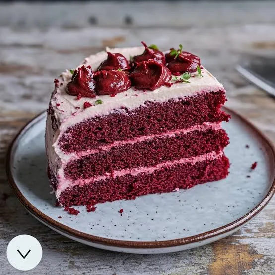 Using beetroot for natural red velvet cake color