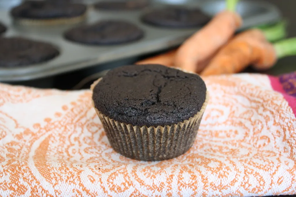 Chocolate Carrot Muffins - Heather Christo
