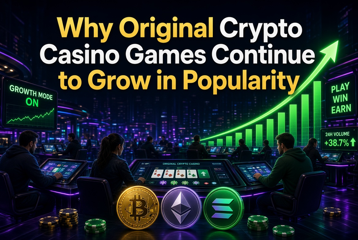 Why Original Crypto Casino Games Continue to Grow in Popularity Why Original Crypto Casino Games Continue to Grow in Popularity