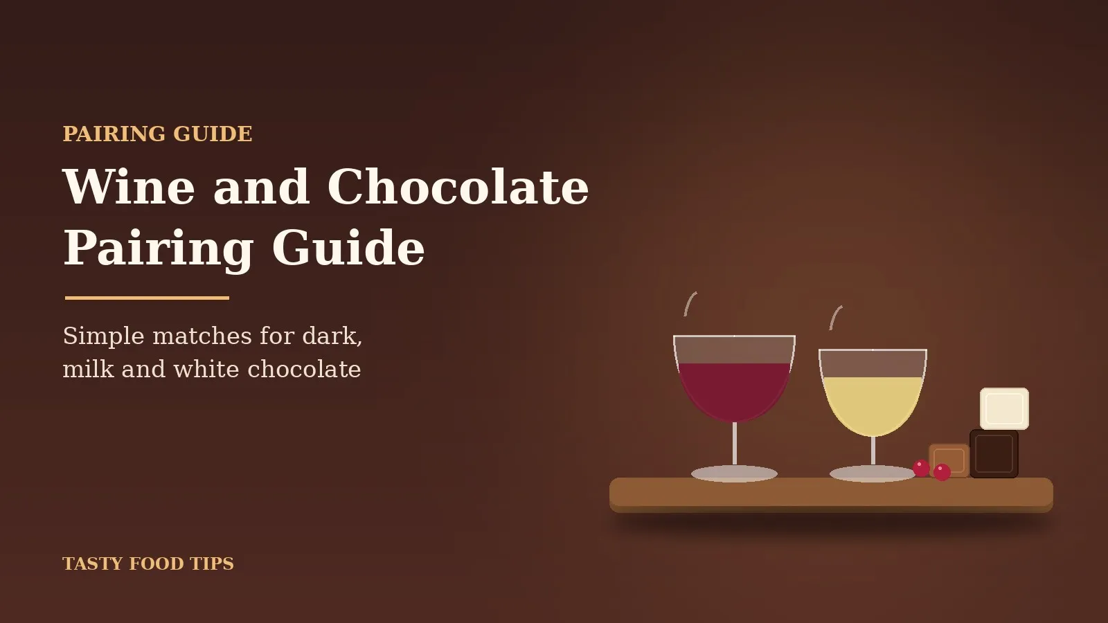 Wine and Chocolate Pairing Guide: Simple Matches That Actually Work
