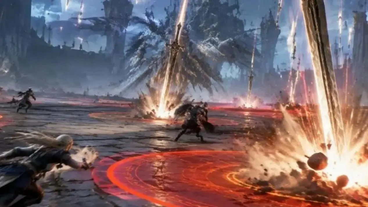 Aion 2  Zikel's Sword Rain
