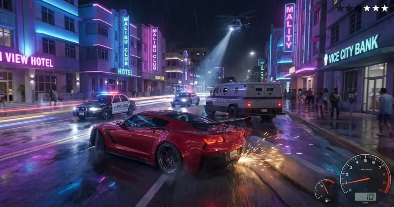 GTA 6 Police Chases